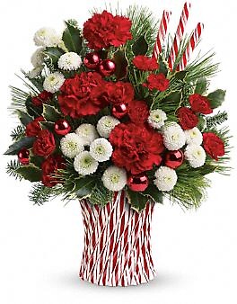 Teleflora&#039;s Peppermint Sticks Bouquet